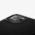 075CS27134 - iPhone 11 Pro Max Case Liquid Air in matte black showing the back